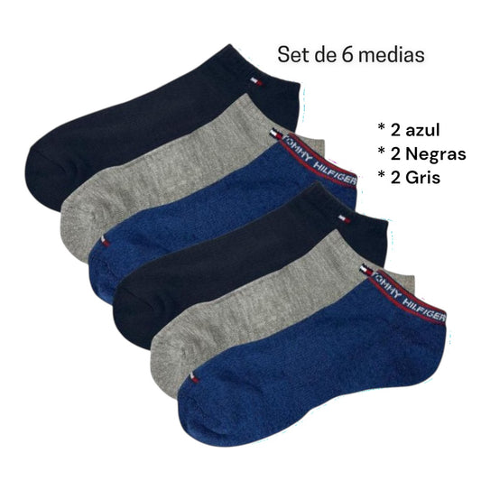 Set x6 medias Tommy Hilfiger